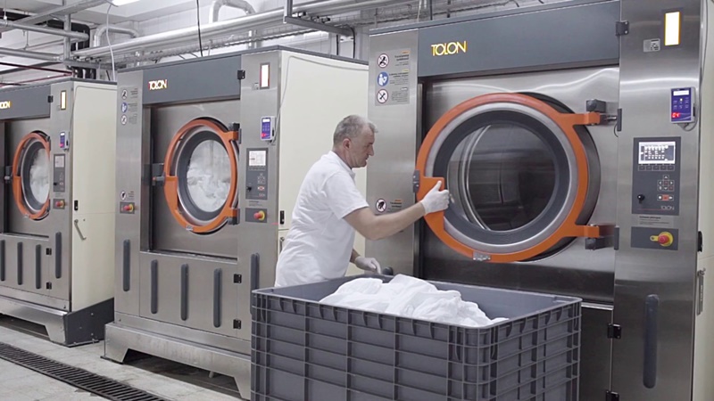 Endüstriyel Çamaşır Yıkama Makinesi